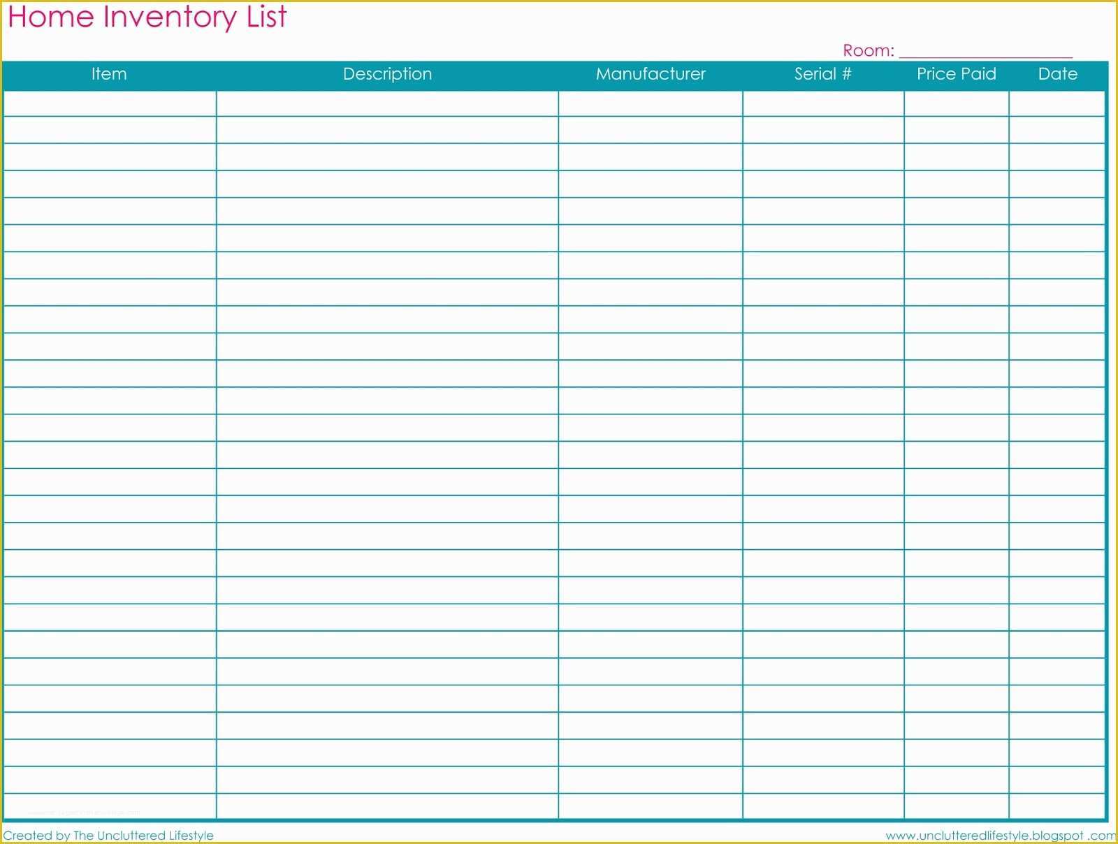 Free Spreadsheet Template Of Inventory Spreadsheet Template Free Spreadsheet Templates