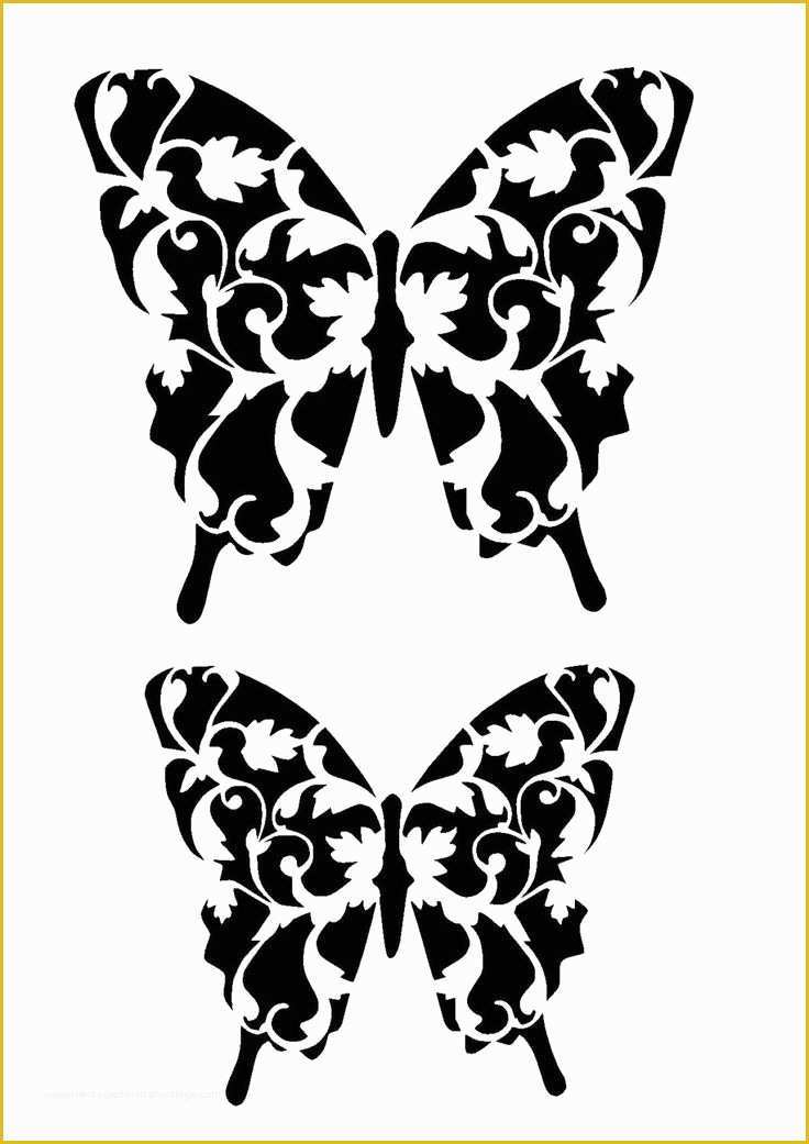 Free Stencil Templates Of 1000 Ideas About butterfly Stencil On Pinterest