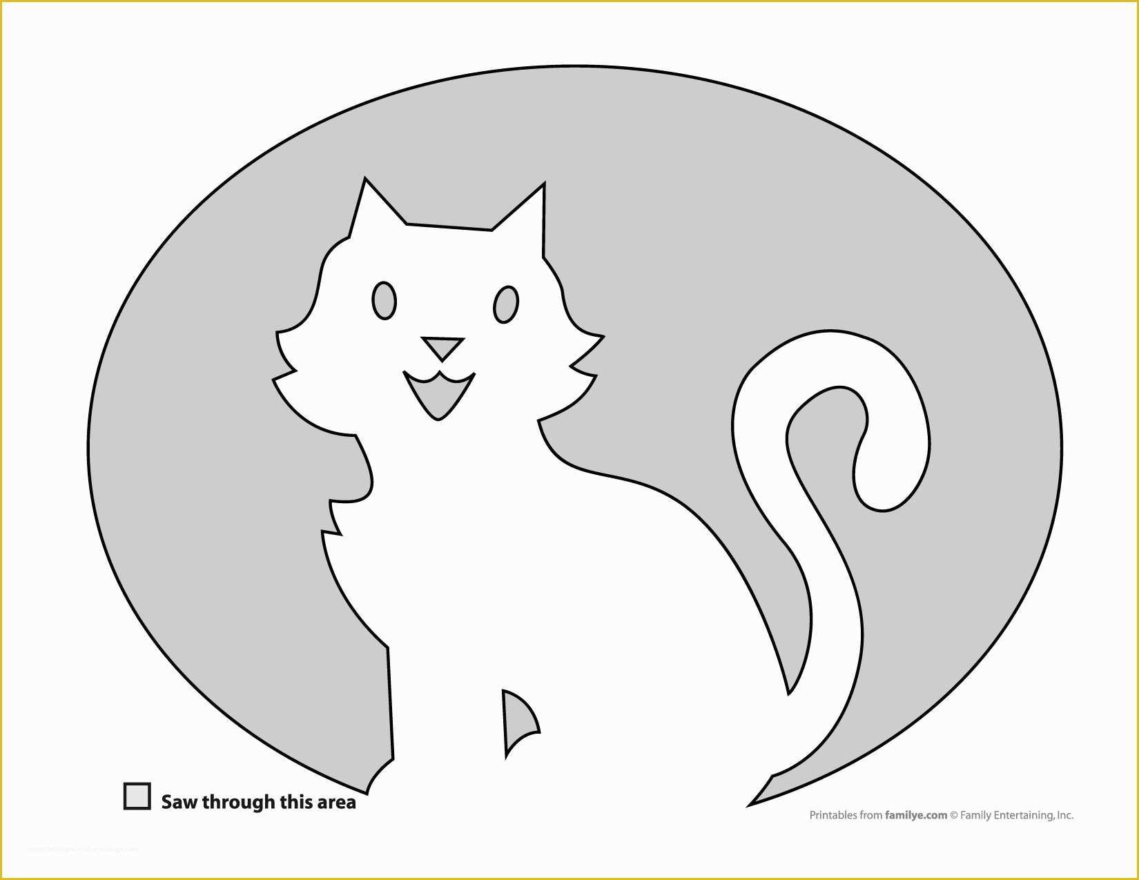 Free Stencil Templates Of 31 Free Pumpkin Carving Stencils Of Cats for A Purrfect