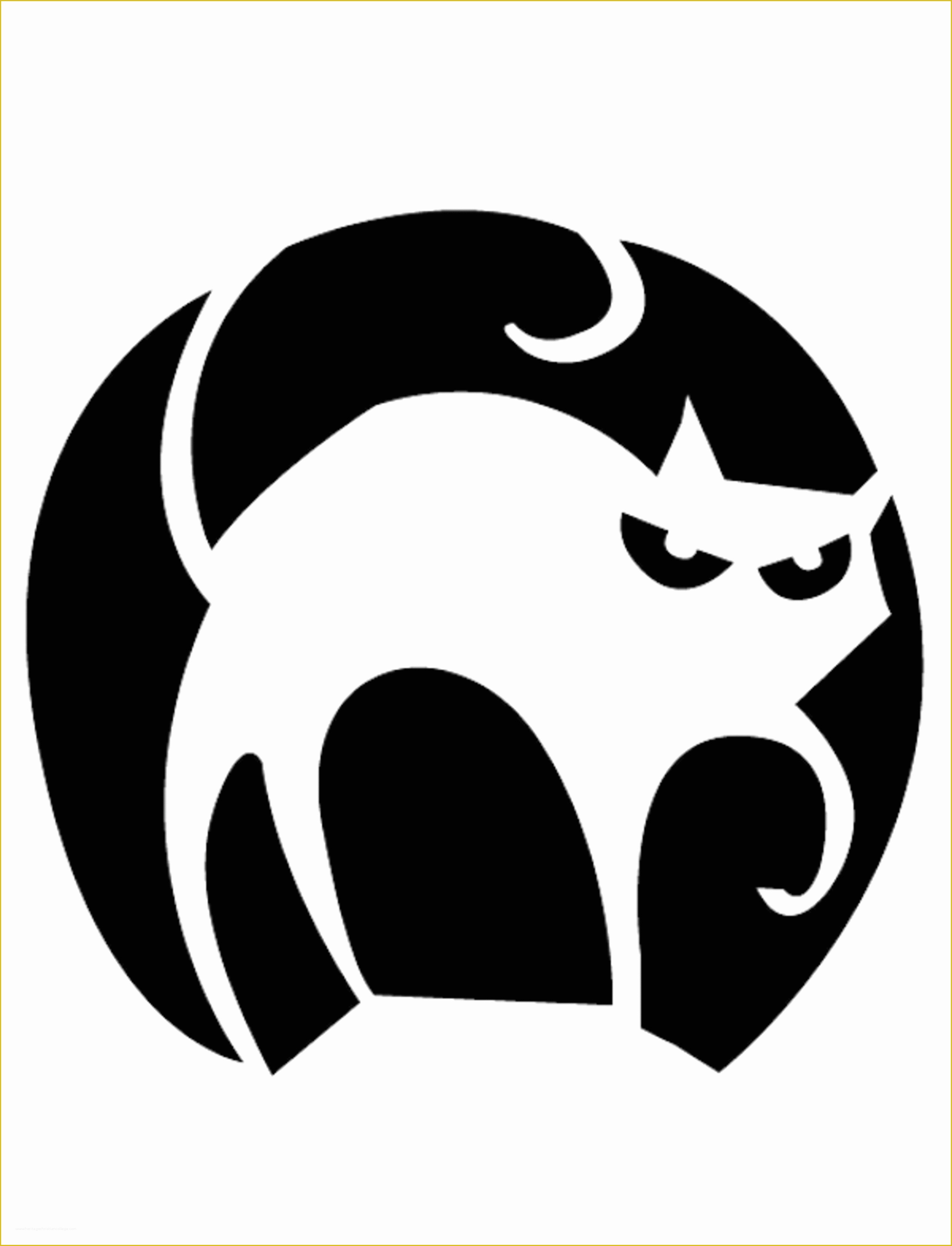 Cat Pumpkin Stencils Free Printable