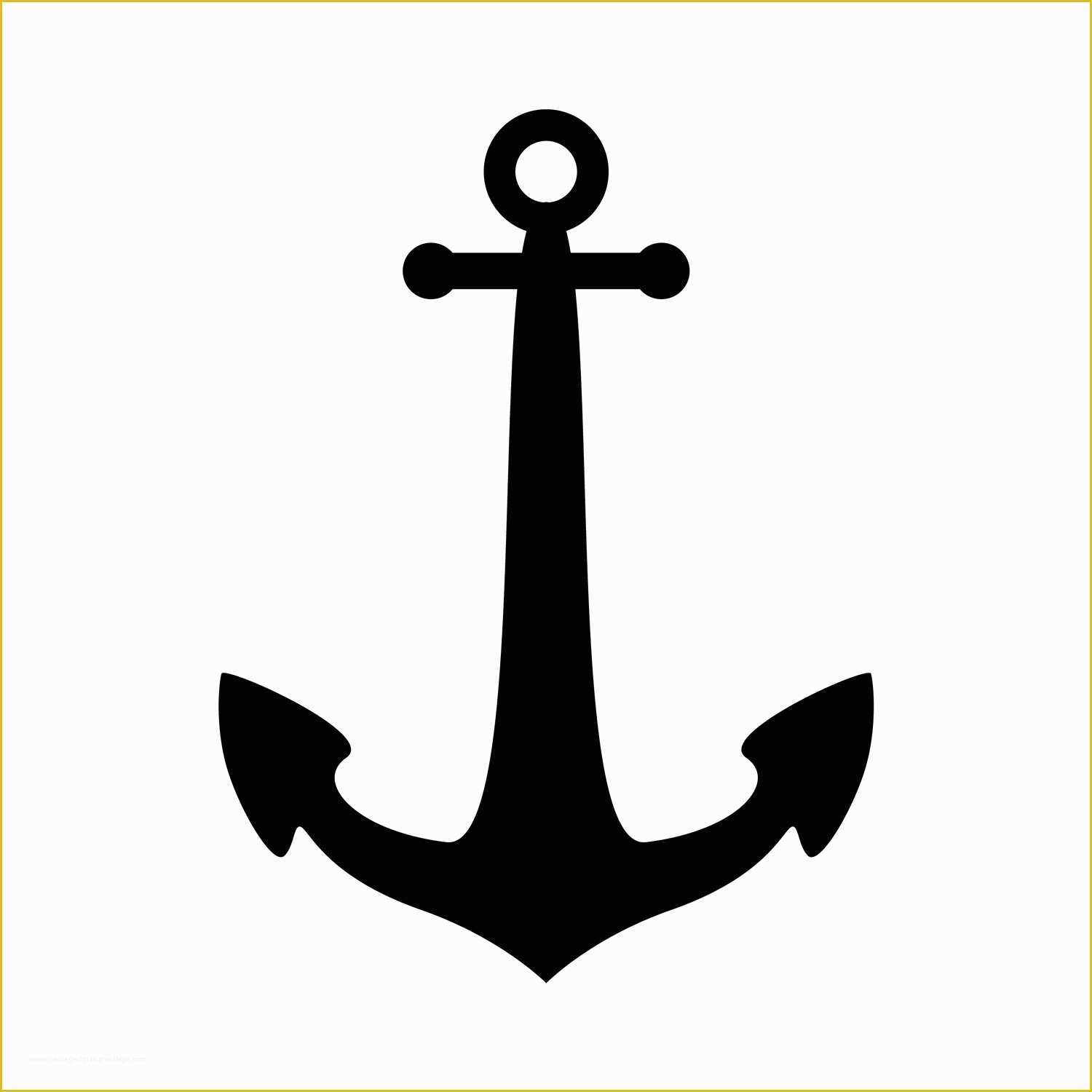 Free Stencil Templates Of Anchor Stencil