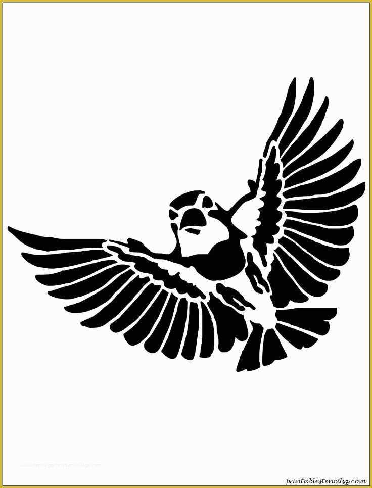 Free Stencil Templates Of Best 25 Bird Stencil Ideas On Pinterest