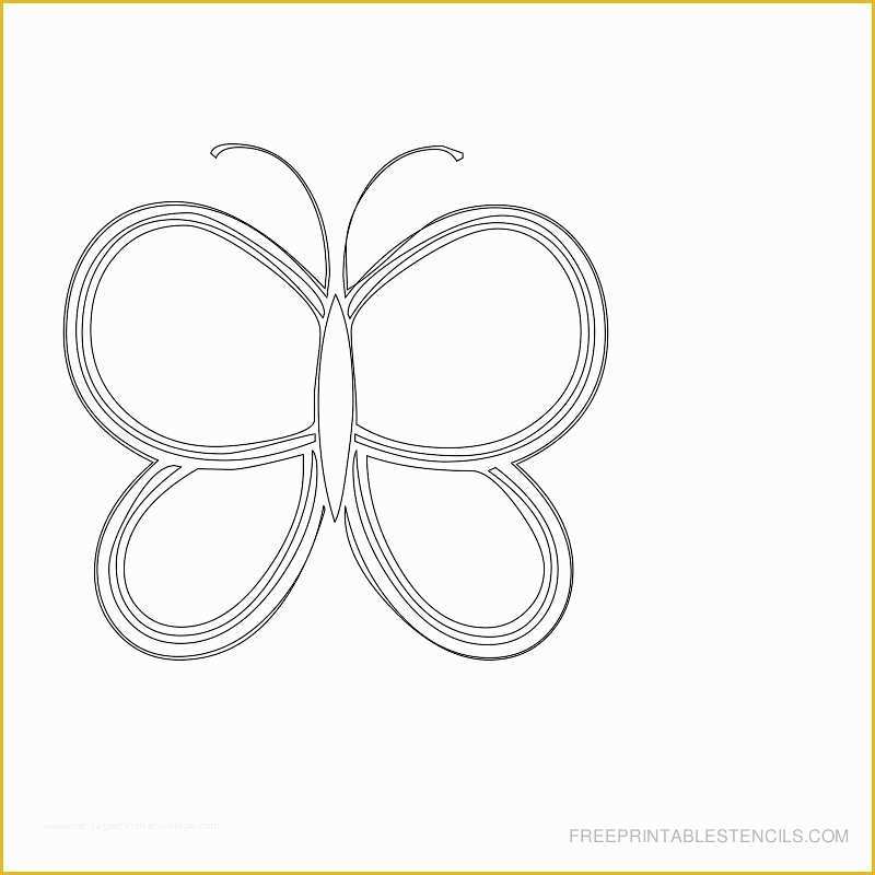 Free Stencil Templates Of Free Printable butterfly Stencils