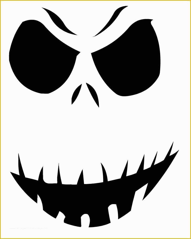 Free Stencil Templates Of Free Printable Jack Skellington Pumpkin ...