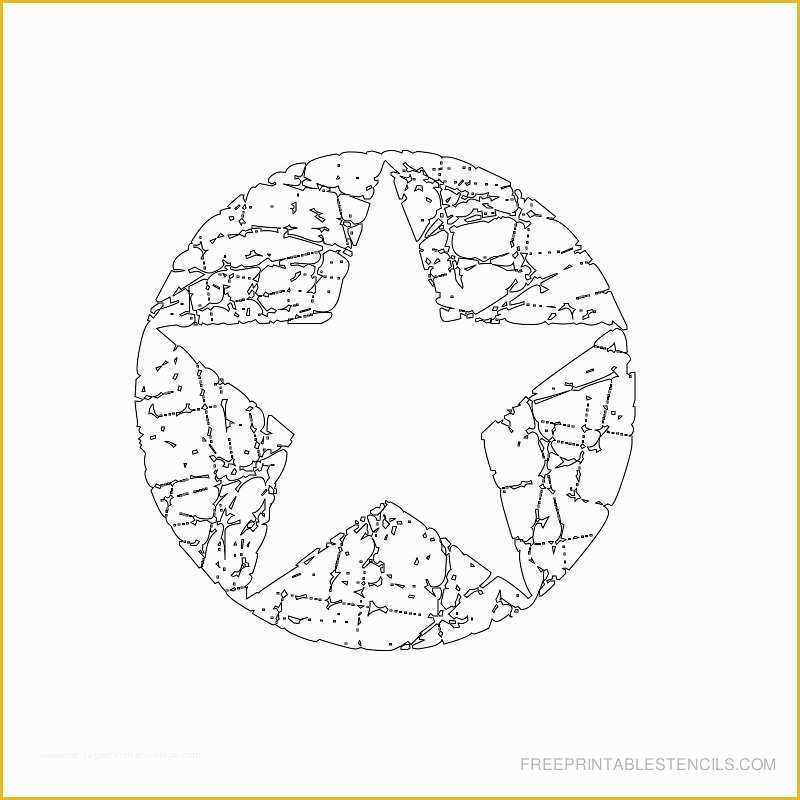 Free Stencil Templates Of Star Stencil Printable Designs