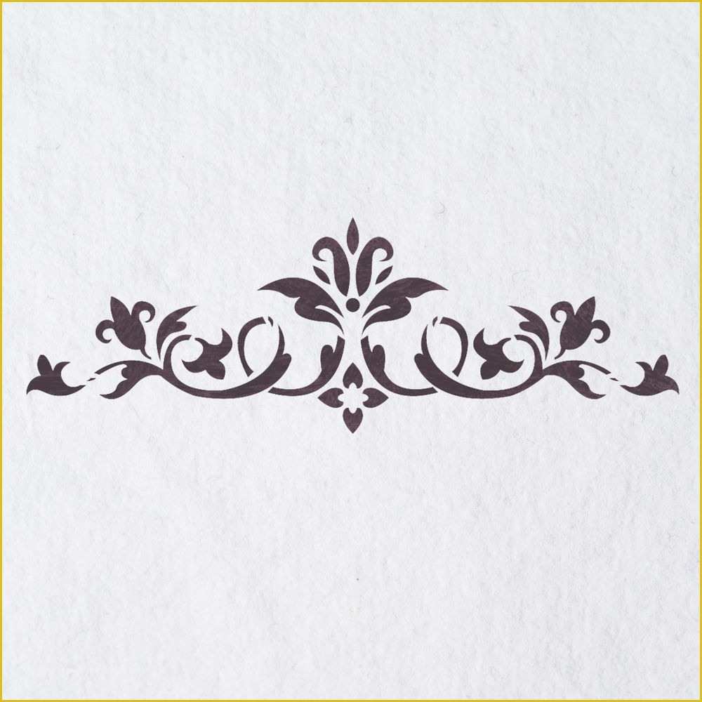 Free Stencil Templates Of Wall Stencils Border Stencil Pattern 072 Reusable Template