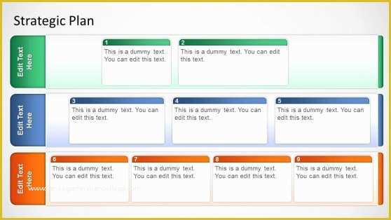 Free Strategic Plan Template for Nonprofits Of Initiatives Powerpoint Templates