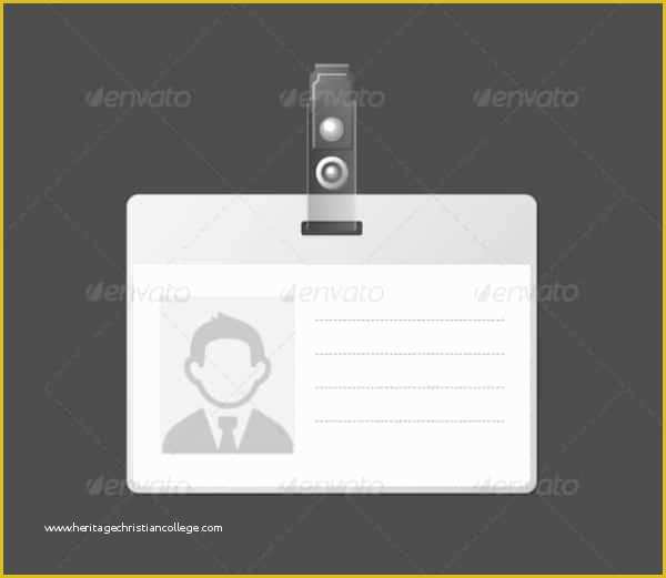Free Student Id Card Template Of 40 Blank Id Card Templates Psd Ai Vector Eps Doc