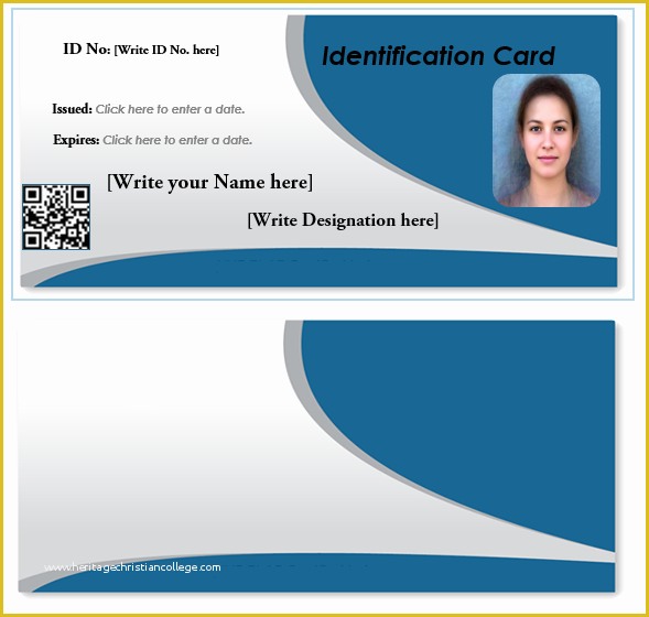Free Student Id Card Template Of Id Card Template