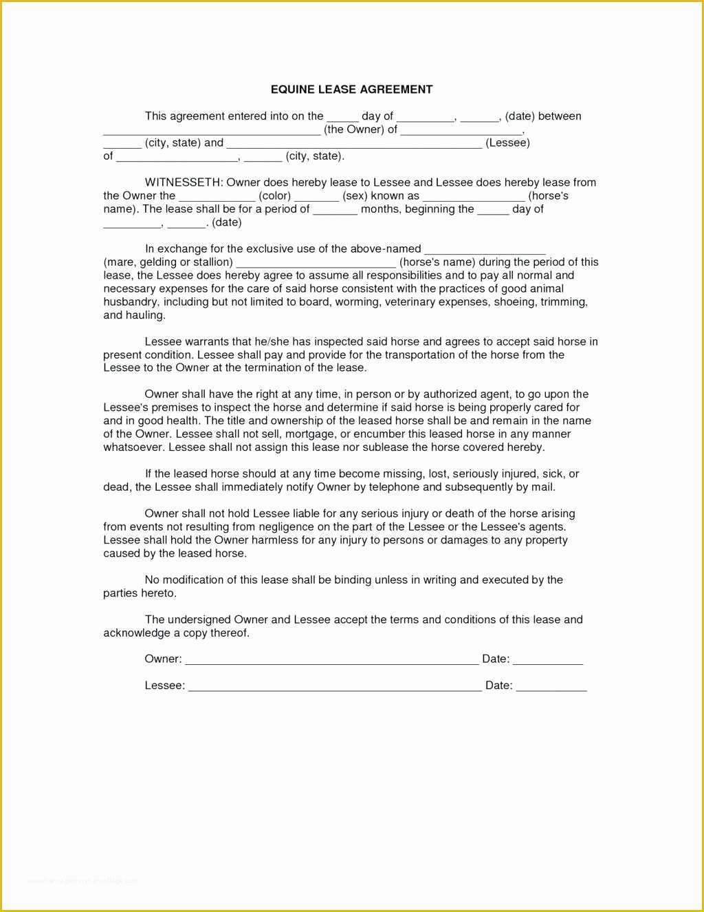 Free Sublet Lease Agreement Template Of Template Sublease Contract Template