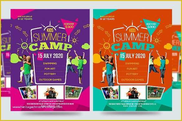 Free Summer Camp Schedule Template Of 51 Summer Camp Flyer Templates Psd Eps Indesign Word