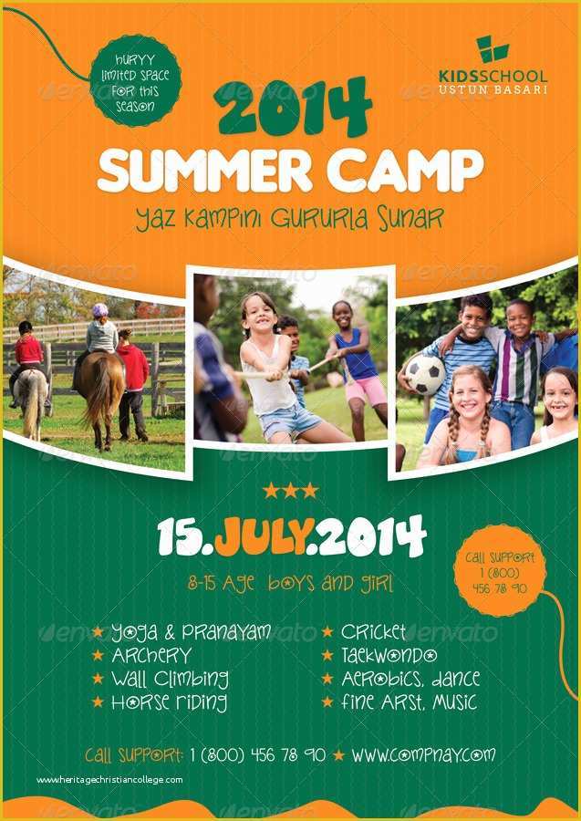 Free Summer Camp Schedule Template Of 7 Best Of Summer Camp Template Free Summer Camp