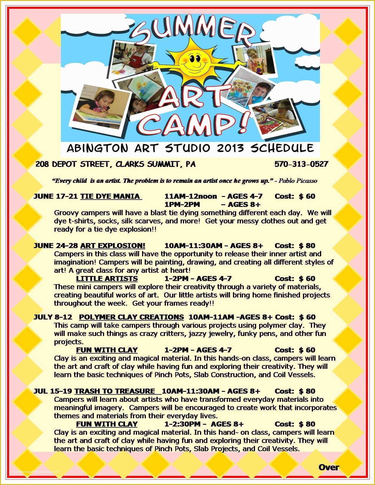 Free Summer Camp Schedule Template Of 17 Best Images About Summer Camp