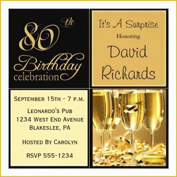 Free Surprise 50th Birthday Party Invitations Templates Of 36 Lunch Invitation Designs & Templates Psd Ai