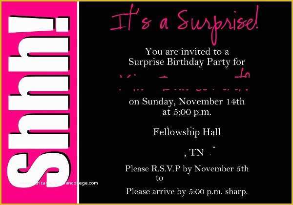 Free Surprise 50th Birthday Party Invitations Templates Of Birthday Invitations 365greetings