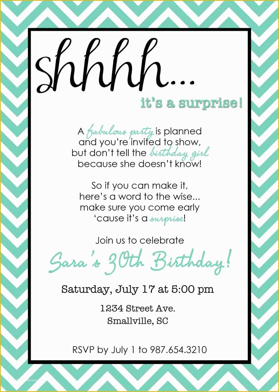 Free Surprise 50th Birthday Party Invitations Templates Of 50th