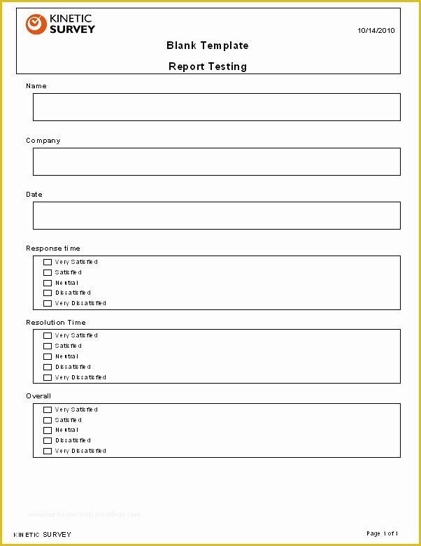 Free Survey Results Report Template Of 3 Blank Survey Templatereport Template Document