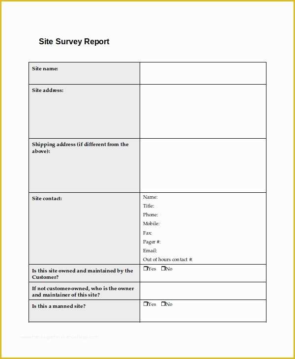 Free Survey Results Report Template Of 32 Survey Template Free Sample Example format