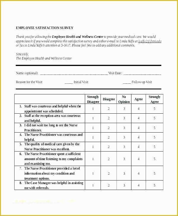 Free Survey Results Report Template Of Survey Template Doc Questionnaire Templates Survey