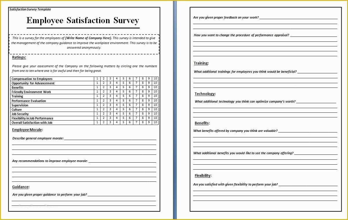 Free Survey Results Report Template Of Survey Template Word