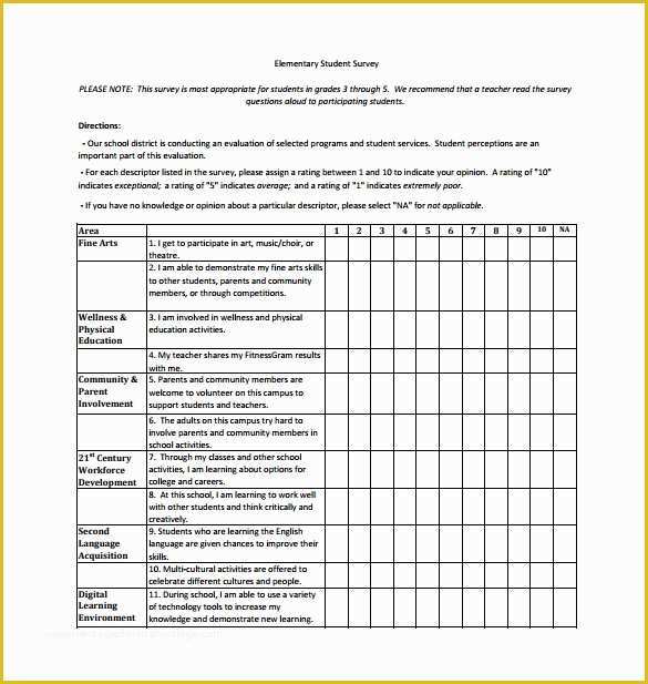 Free Survey Template Of 10 Free Survey Templates to Download for Free