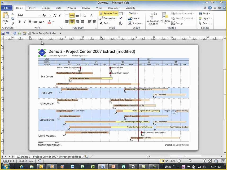 Free Swimlane Template Excel Of Swimlane Timeline Webcast April 2011 Part 4 Of 7 Excel