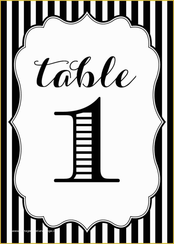 Free Table Number Templates Of 7 Best Of Table Numbers Free Printable Template