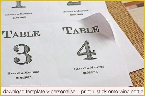 Free Table Number Templates Of Free Download Printable Wedding Table Numbers Stickers