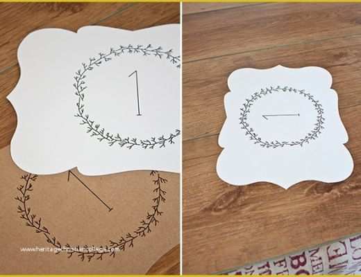 Free Table Number Templates Of Free Printable Wedding Escort Cards and Table Numbers