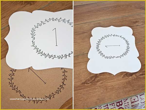 40 Free Table Number Templates