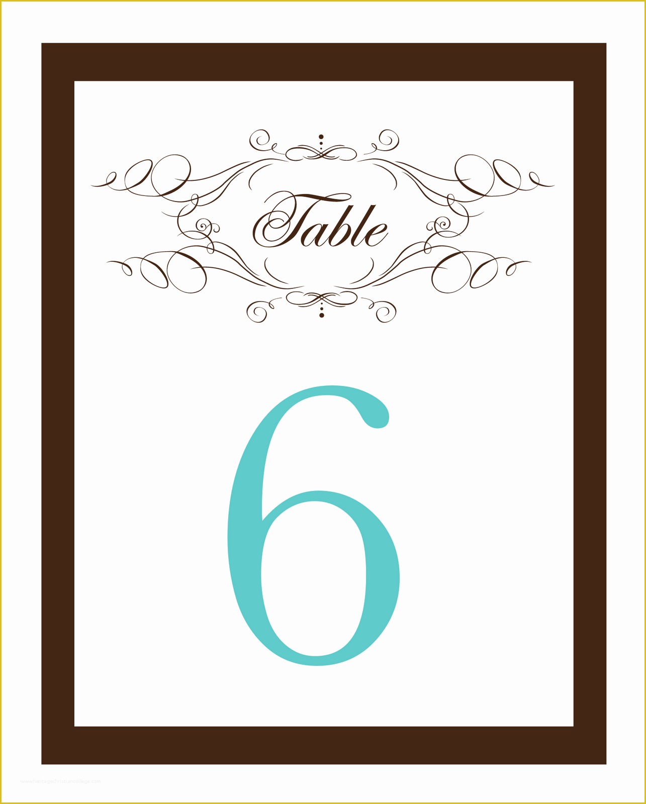 Free Table Number Templates Of My Road to the Altar Do It Yourself Wedding Invitations