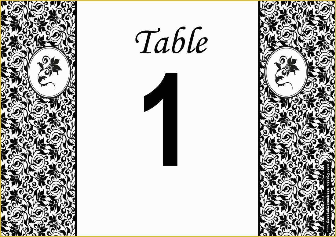 Free Table Number Templates Of Tent Style Table Numbers Diy