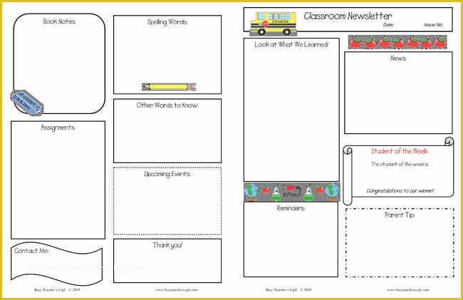 Free Teacher Newsletter Templates Word Of 10 Classroom Newsletter Templates Free and Printable