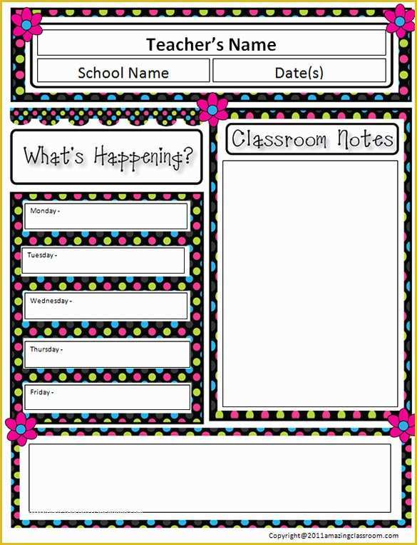 Free Teacher Newsletter Templates Word Of 9 Awesome Classroom Newsletter Templates & Designs