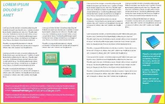 Free Teacher Newsletter Templates Word Of Free Newsletter Templates Learning Center Elementary