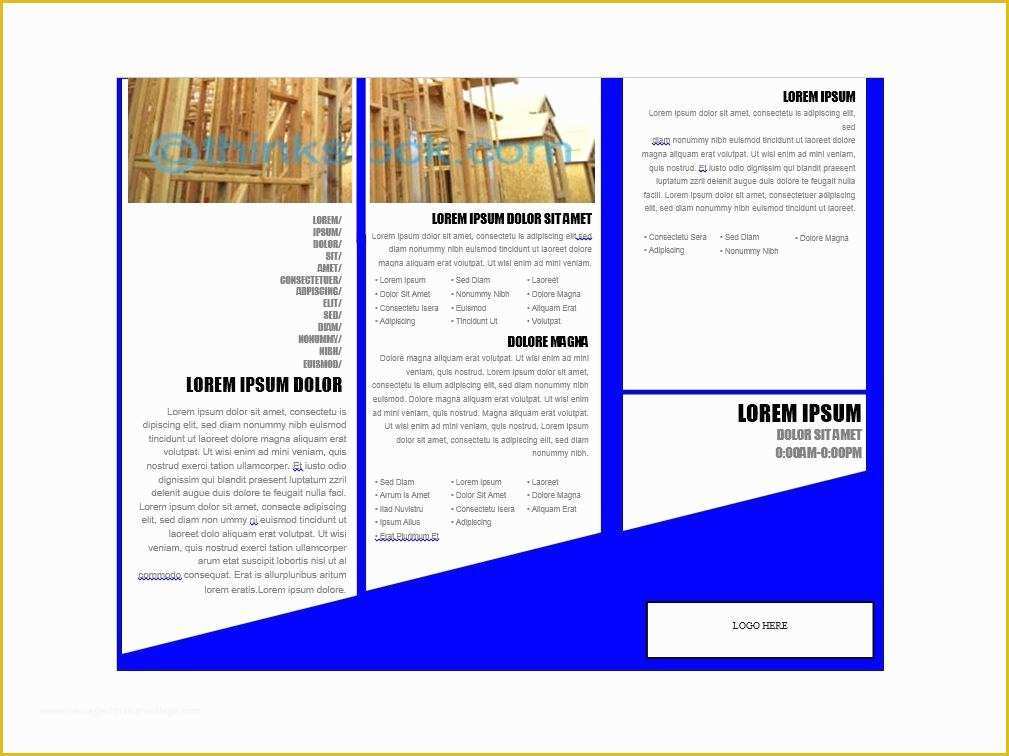 Free Template for Program Booklet Of 31 Free Brochure Templates Ms Word and Pdf Free