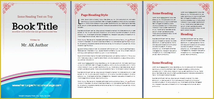 Free Template for Program Booklet Of Booklet Template