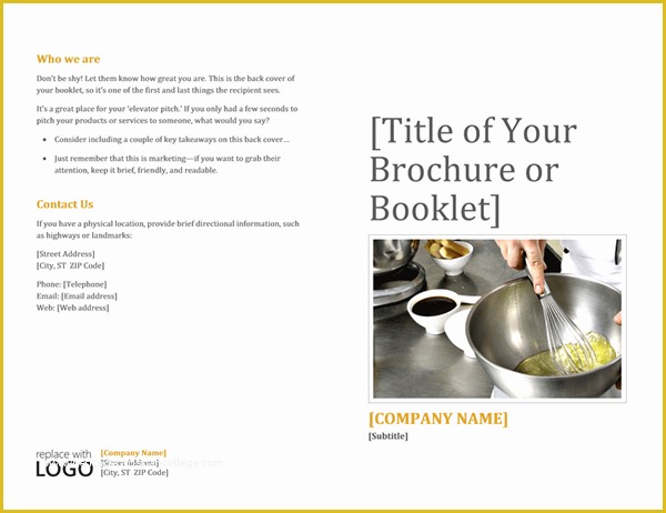 Free Template for Program Booklet Of Brochures Fice