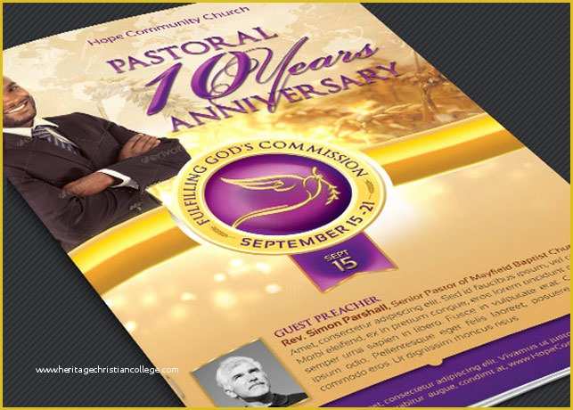 Free Template for Program Booklet Of Church Anniversary Program Booklet Template Templates