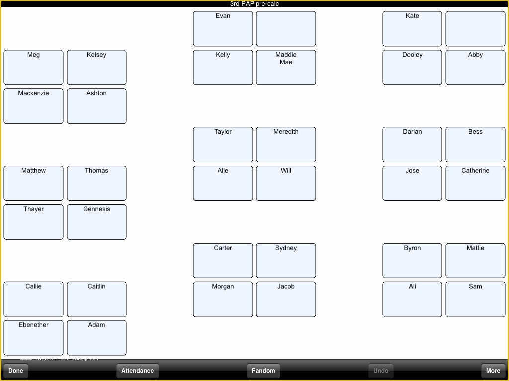Free Template Maker Of Classroom Seating Chart Template