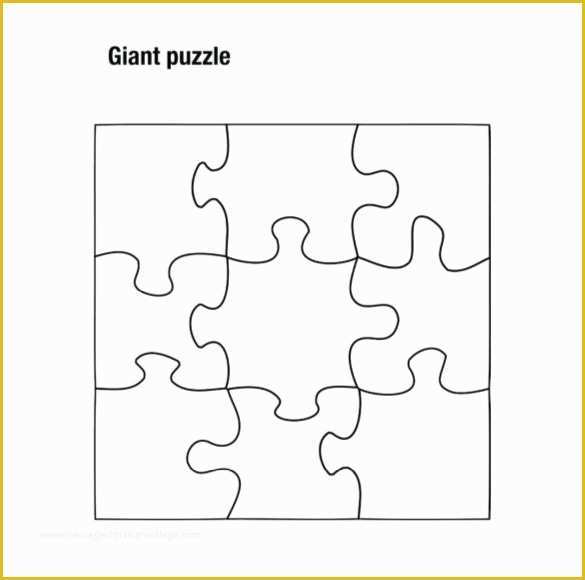 Free Template Maker Of Puzzle Piece Template 19 Free Psd Png Pdf formats