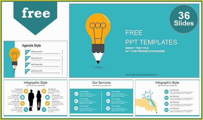 Free Template Powerpoint 2018 Of Creative Idea Bulb Powerpoint Template