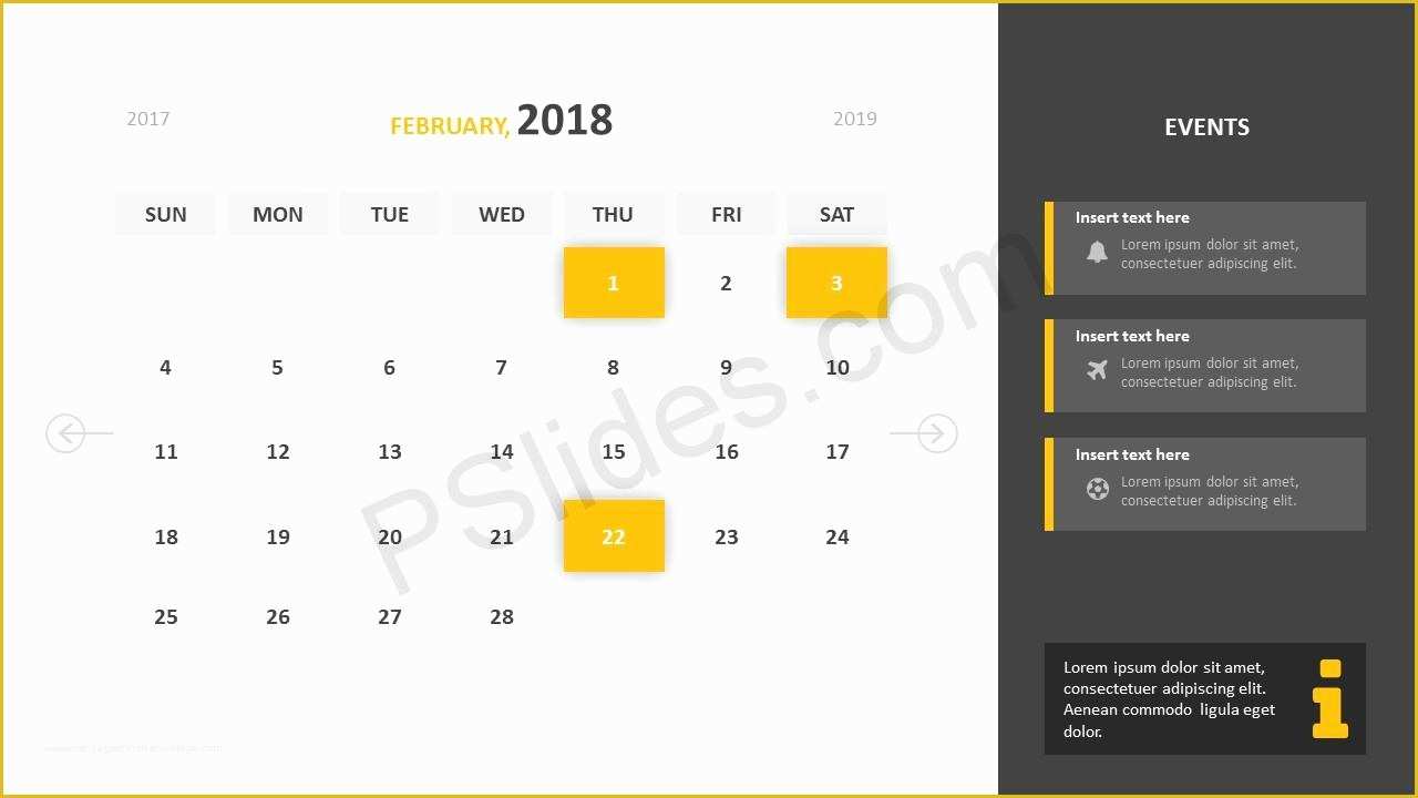 Free Template Powerpoint 2018 Of Free 2018 Calendar Powerpoint Template Pslides