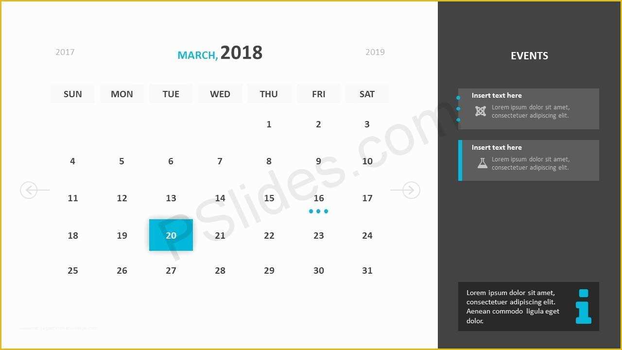 Free Template Powerpoint 2018 Of Free 2018 Calendar Powerpoint Template Pslides