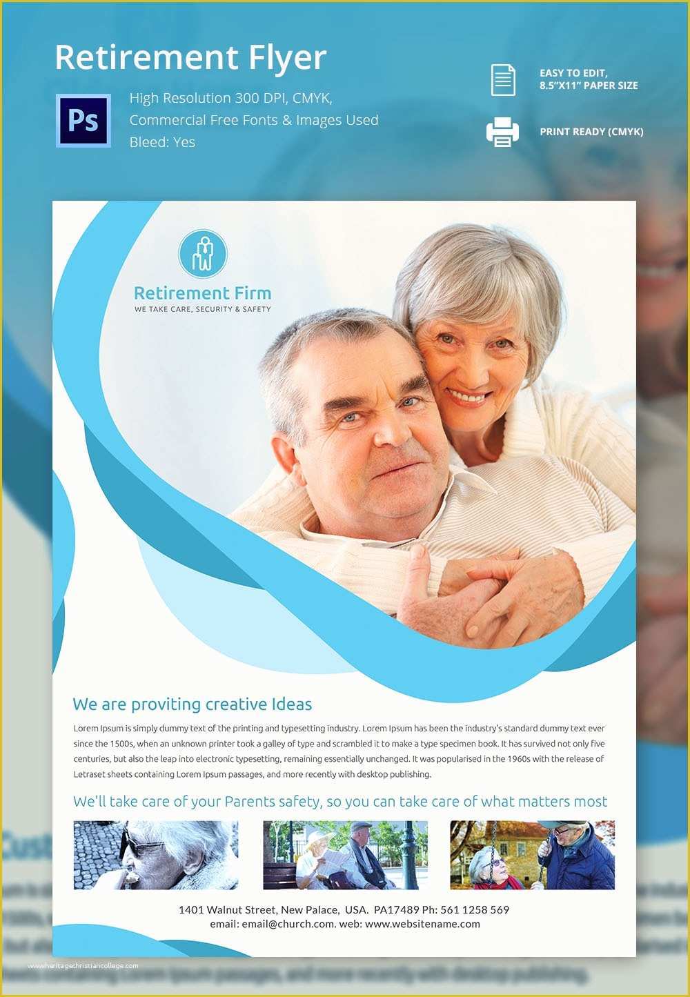 Free Templates for Flyers and Brochures Of 12 Retirement Flyers Free Psd Ai Vector Eps format