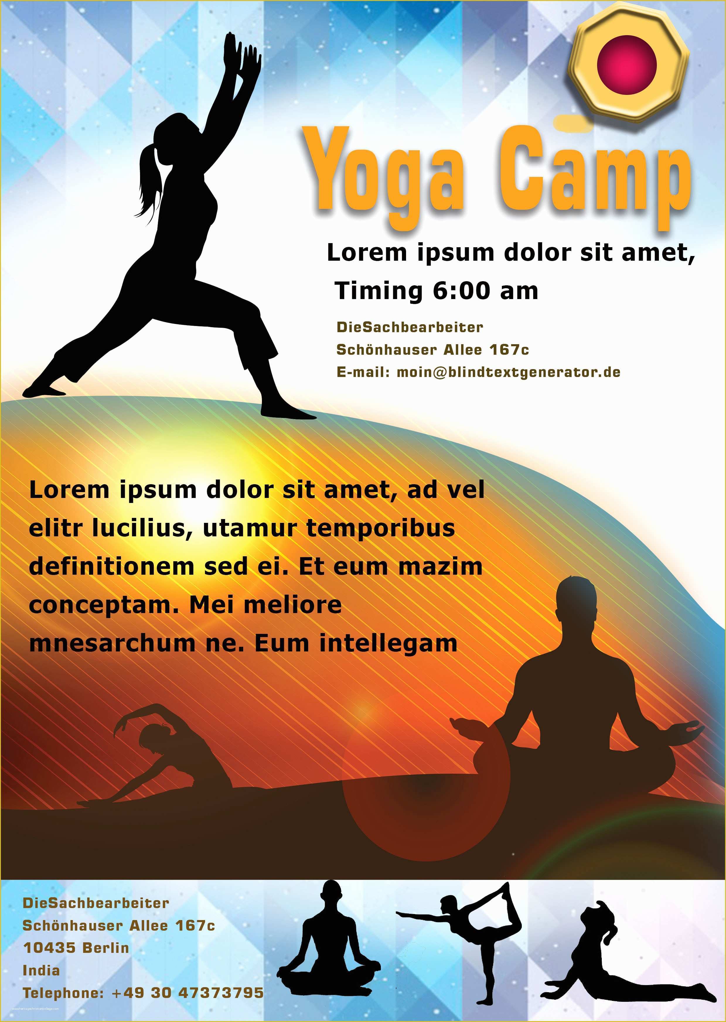 Free Templates for Flyers and Brochures Of 20 Distinctive Yoga Flyer Templates Free for Professionals