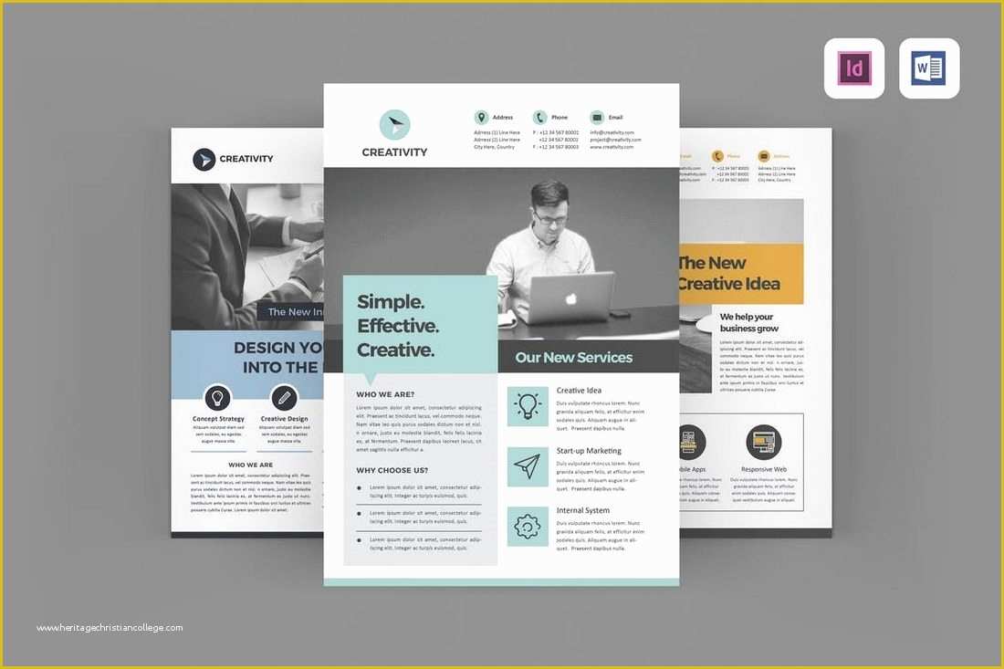 Free Templates for Flyers and Brochures Of 30 Best Microsoft Word Brochure Templates