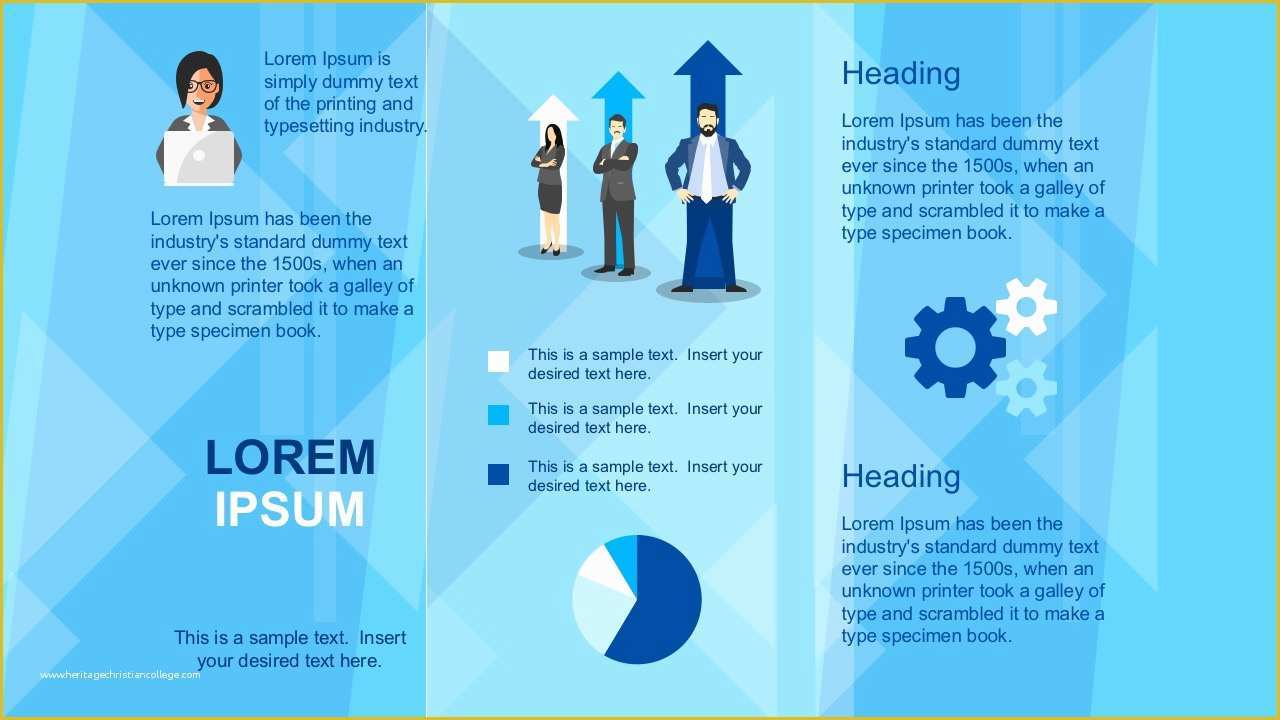 Free Templates for Flyers and Brochures Of Business Brochure Powerpoint Template Slidemodel