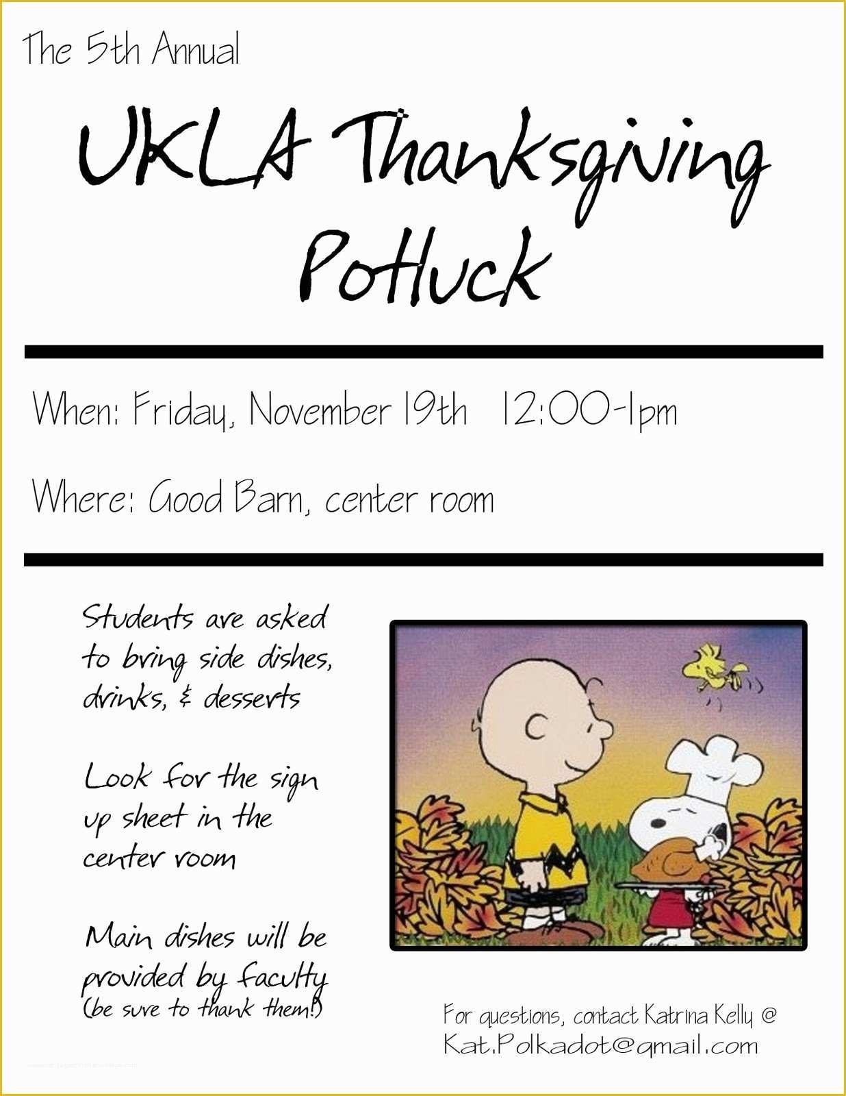 Free Thanksgiving Potluck Flyer Templates Of Exscapes Thanksgiving Potluck & the Gallery Hop