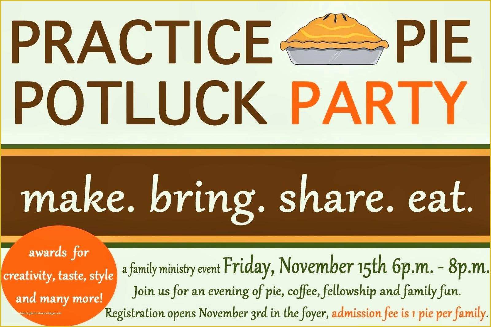 Halloween Potluck Sign Up Sheet Template